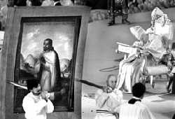 Juan Pablo II canoniza a Juan Diego