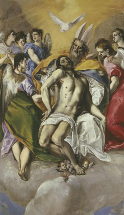 El Greco, Cristo en brazos del Padre eterno