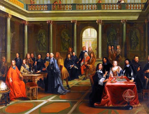 Disputa de la Reina Cristina y Descartes. P. Dumesnil the Younger (1698-1781)