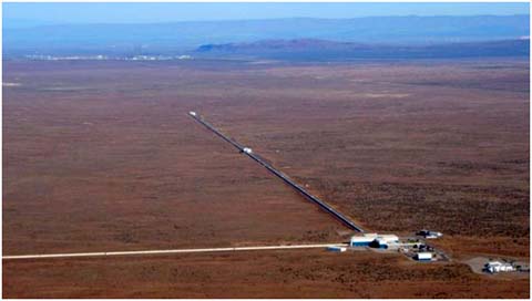 Uno de los dos sistemas detectores de ondas gravitacionales que conforman LIGO