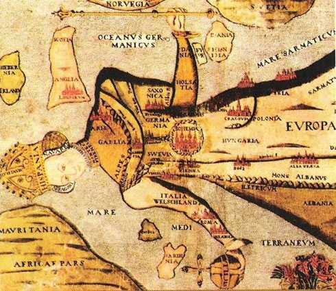 Mapa renacentista de Europa