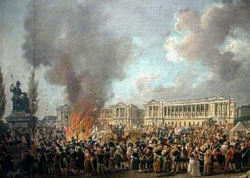 la fiesta del 10 de agosto de 1793