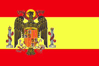 Bandera de España durante el franquismo