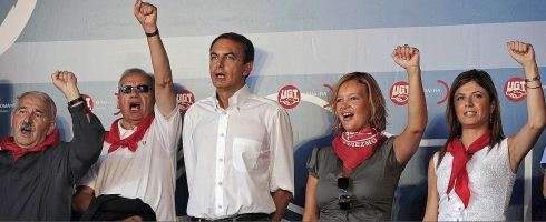 Acto de afirmación socialdemócrata celebrado en Rodiezmo, 6 septiembre 2009