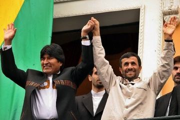 Evo Morales con Amadineyad, de visita apostólica por Bolivia