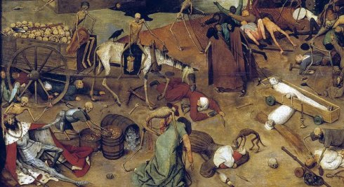 Brueghel el Viejo, El triunfo de la muerte, 1562 (detalle)
