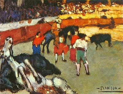 Picasso, Escena de corrida, 1901