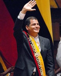 Rafael Correa Delgado, Quito 10 de agosto de 2009