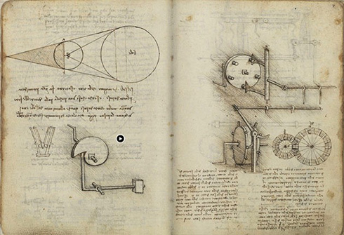 manuscritos de Leonardo Da Vinci