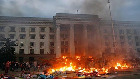 Treinta y ocho muertos en La casa de los sindicatos de Odesa