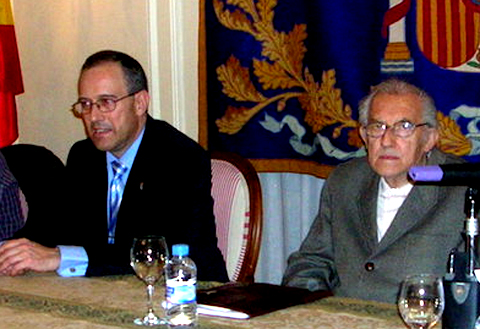 Gustavo Bueno y Pedro López Arriba