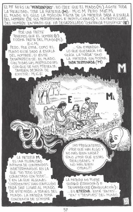 Juan José Méndez Iglesias, Panfleto materialista, página 57 dibujo